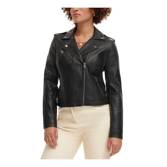 Levi's Jackets & Blazers - Levi's Classic Faux Leather Asymmetrical Moto Jacket